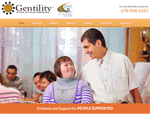 Tablet Screenshot of gentilitycare.com